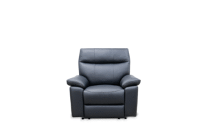 Arthi Black Leather Recliner Sofa Set