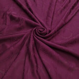 Wine Blooming Jacquard -1