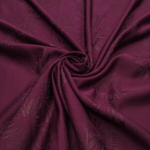 Wine Blooming Jacquard -11