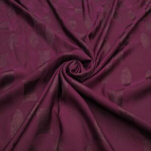 Wine Blooming Jacquard -3